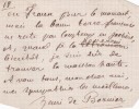 Lettre autographe signée. Henri de Bornier (1825-1901), poète, écrivain.