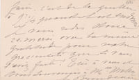 Lettre autographe signée