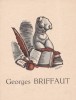  Ex-libris.. Georges Briffaut (1886-1973), éditeur (propriétaire), Pierre Gandon (1899-1990) (artiste), Ex-libris.