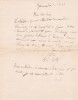 Lettre autographe signée à Achille Ségard. Adolphe Retté (1863-1930), poète symboliste, anarchiste.