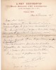 Lettre autographe signée à Achille Ségard. Léon Riotor (1865-1946), homme de lettres, homme politique.