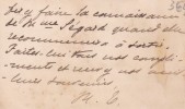 Lettre autographe signée à Achille Ségard. Marcelle Tinayre (1870-1948), femme de lettres, romancière.