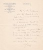 Lettre autographe signée. Jean Girou (1889-1972), docteur, écrivain.