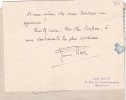 Lettre autographe signée. Louis Ducla (1893-1984), écrivain, lauréat de prix de l'Académie Française en 1926, 1932, 1970 et 1974.