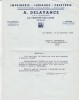 Lettre autographe signée. A Delayance, éditeur à La-Charité-sur-Loire.