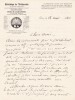 Lettre autographe signée. Gérard de Lacaze-Duthiers (1876-1958), écrivain, libertaire, anarchiste individualiste.