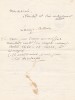 Lettre autographe signée. Gérard de Lacaze-Duthiers (1876-1958), écrivain, libertaire, anarchiste individualiste.