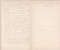 Lettre autographe signée. Albert de Circourt (1809-1895), historien.