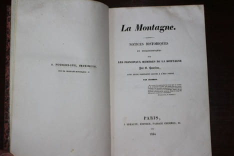 La Montagne, notices historiques et philosophiques sur les principaux membres de la montagne avec leurs portraits gravés à l'eau-forte par Jeanron.. ...