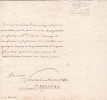 Lettre autographe signée. Henri-François d'Aguesseau dit le Chancelier d'Aguesseau (1668-1751).