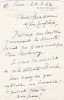 Lettre autographe signée. André de Fouquières (1874-1959), homme de lettres, conférencier.