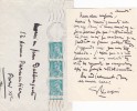 Lettre autographe signée. Georges Turpin (1885-1952), littérateur, critique d'art.