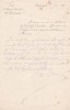 Lettre autographe signée au libraire Adolphe Durel (1847-1913). Alfred-Eugène Courtot (1838-1914), sous-intendant militaire, directeur de l'Ecole ...