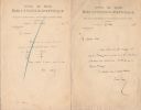 Lettre autographe signée au libraire Adolphe Durel (1847-1913). Pierre Dauze (1852-1913), bibliophile, bibliographe, journaliste.