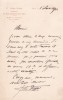 Lettre autographe signée au libraire Adolphe Durel (1847-1913). Pierre-Henri Gélis-Didot (1853-1937), bibliophile, architecte, écrivain. 
