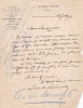 Lettre autographe signée au libraire Adolphe Durel (1847-1913). Léon de Labessade (XIXe), bibliophile, écrivain. 