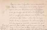 Lettre autographe signée au libraire Adolphe Durel (1847-1913). Louis Vivien de Saint-Martin (1802-1896), bibliophile, géographe.