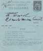 Lettre autographe signée au libraire Adolphe Durel (1847-1913). Charles Cousin (1822-1894) bibliophile dit Le Toqué, grand-maître de l'Orient de ...