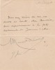 Lettre autographe signée. Marcel Prévost (1862-1941), écrivain, romancier.