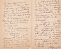Lettre autographe sign&eacute;e. Louis Delaquerri&egrave;re (1856-1937), t&eacute;nor, professeur de chant.
