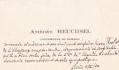 Carte autographe. Amédée Reuchsel (1875-1931), compositeur, organiste.