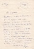 Lettre autographe signée. Jean Cocteau (1889-1963), poète, artiste.