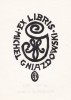  Ex-libris.. Michel Gniadowski (propriétaire) ; André Herry (artiste), Ex-libris.