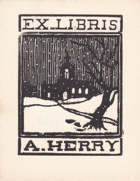 Ex-libris.. André Herry (propriétaire & artiste), Ex-libris.