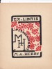  Ex-libris.. M.A. Herry (propriétaire) ; André Herry (artiste), Ex-libris.