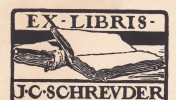  Ex-libris.. J C Schrevder (propriétaire), Ex-libris.