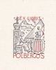  Ex-libris.. Pol Bergos (propriétaire) ; Josep M Gasso (artiste), Ex-libris.