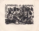  Ex-libris.. Michel J Jamar (propriétaire & artiste), Ex-libris.