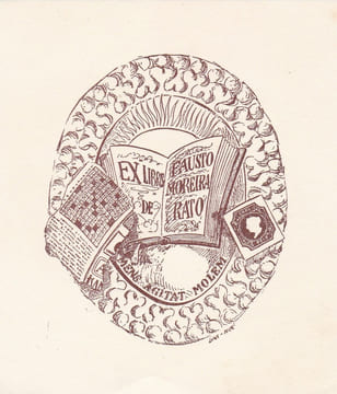 Ex-libris.. Fausto Moreira Rato (propriétaire), Ex-libris.