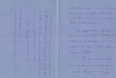 Lettre autographe signée à Alfred Vallette. Henri Gauthier-Villars dit Willy (1859-1931), écrivain.
