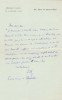 Lettre autographe signée à Alfred Vallette. Henri Gauthier-Villars dit Willy (1859-1931), écrivain.