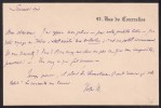 Lettre autographe signée à Christian Beck. Henri Gauthier-Villars dit Willy (1859-1931), écrivain.