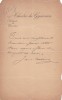Lettre autographe signée à Constant Coquelin. Jane Hading (1859-1941), actrice, chanteuse.