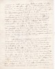 Lettre autographe signée. Prosper Guéranger, dit dom Guéranger (1805-1875), refondateur de Solesmes et restaurateur des bénédictins en France.