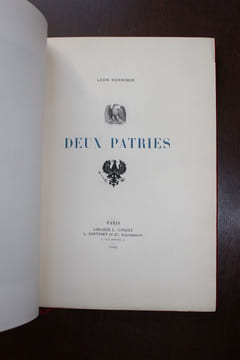 Deux Patries. [exemplaire unique]. Léon Hennique, 