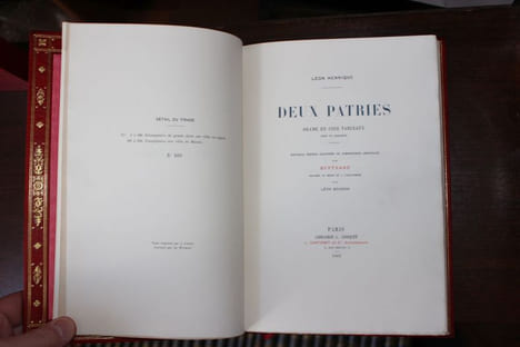 Deux Patries. [exemplaire unique]. Léon Hennique, 