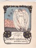 Carte de voeux pour la nouvelle année 1907. Joseph Uzanne, Brunelleschi