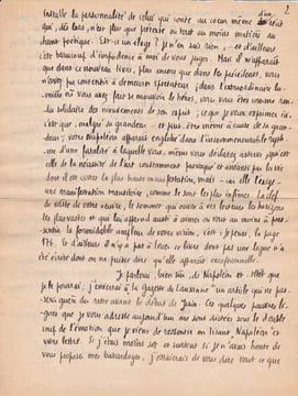 Lettre autographe signée à Elie Faure. Emmanuel Buenzod (1893-1971), écrivain, musicologue suisse (vaudois).