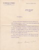 Lettre signée à Elie Faure. Maurice Martin du Gard (1896-1970), écrivain, journaliste.