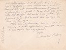 Lettre autographe signée à Elie Faure. Charles Vildrac (1882-1971), poète, écrivain libertaire, membre du Groupe de l'Abbaye.