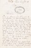 Lettre autographe signée. Julie-Joséphine Chevet, épouse Gütig (1834-1910), fille du traiteur royal Charles Chevet (Chevet et Beauvais, au ...