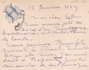 Lettre autographe signée. Henry Eon (1867-19..), poète breton, avocat à Rennes, journaliste au Siècle