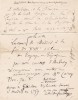 Manuscrit autographe. [collectif, note pour une séance de l'Académie des Sciences morales et politiques] Adolphe Franck (1810-1893), philosophe ; ...