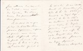 Lettre autographe signée à Arthur Mangin. Henri Baudrillart (1821-1895), économiste & journaliste.