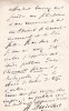 Lettre autographe signée à Arthur Mangin. Henri Baudrillart (1821-1895), économiste & journaliste.