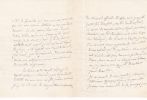 Lettre autographe signée à Arthur Mangin. Alphonse Dantier (1810-1882), écrivain, collaborateur à divers journaux.